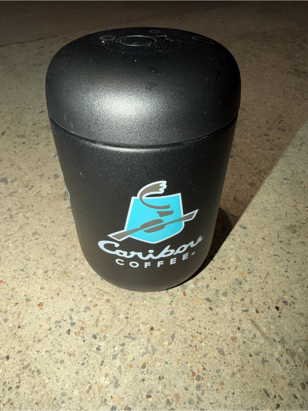 Caribou Coffee Black Travel Mug - Insulated ceramic